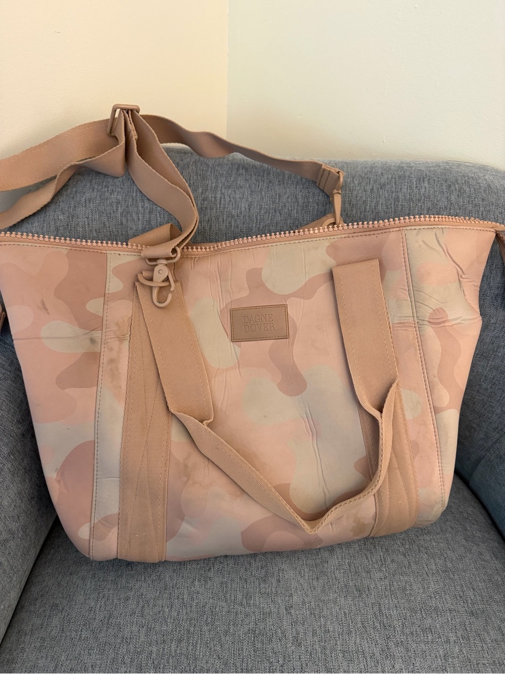 Dagne Dover Blush Camo Tote